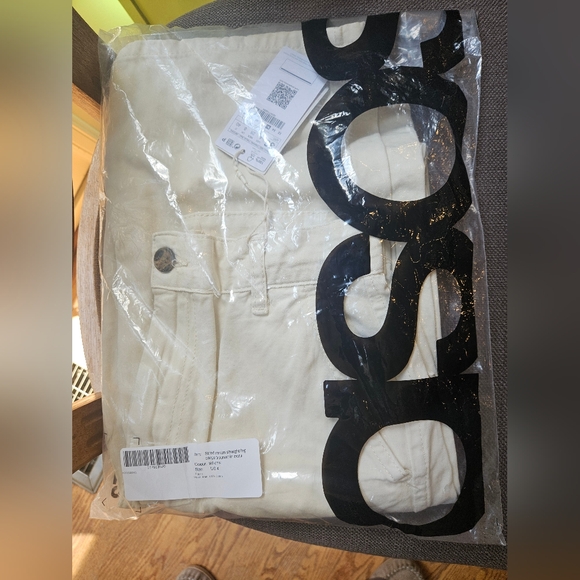 NWT Stradivarius straight leg cargo trousers in ecru - Picture 7 of 11